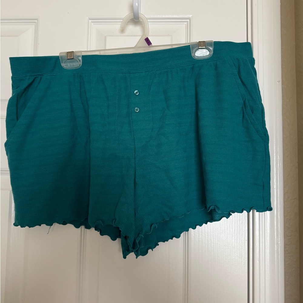Stars Above teal shorts